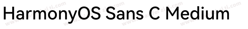 HarmonyOS Sans C Medium 中(TrueType字体转换 HarmonyOS Sans C Medium 中(TrueType字体转换